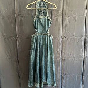 Anthropologie | Pilcro denim cutout dress